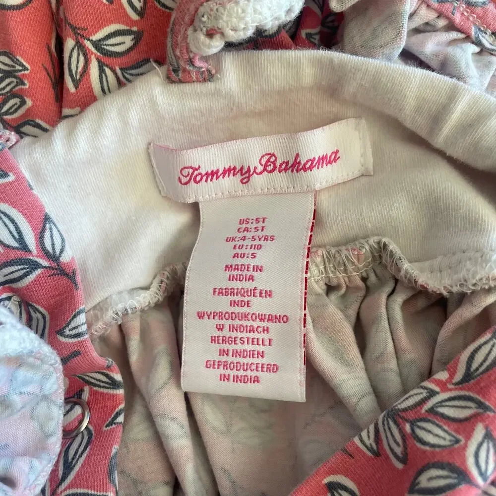 Tommy Bahama Girl's Floral Dress Sz 5T